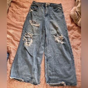 Free People Wide Leg Jeans